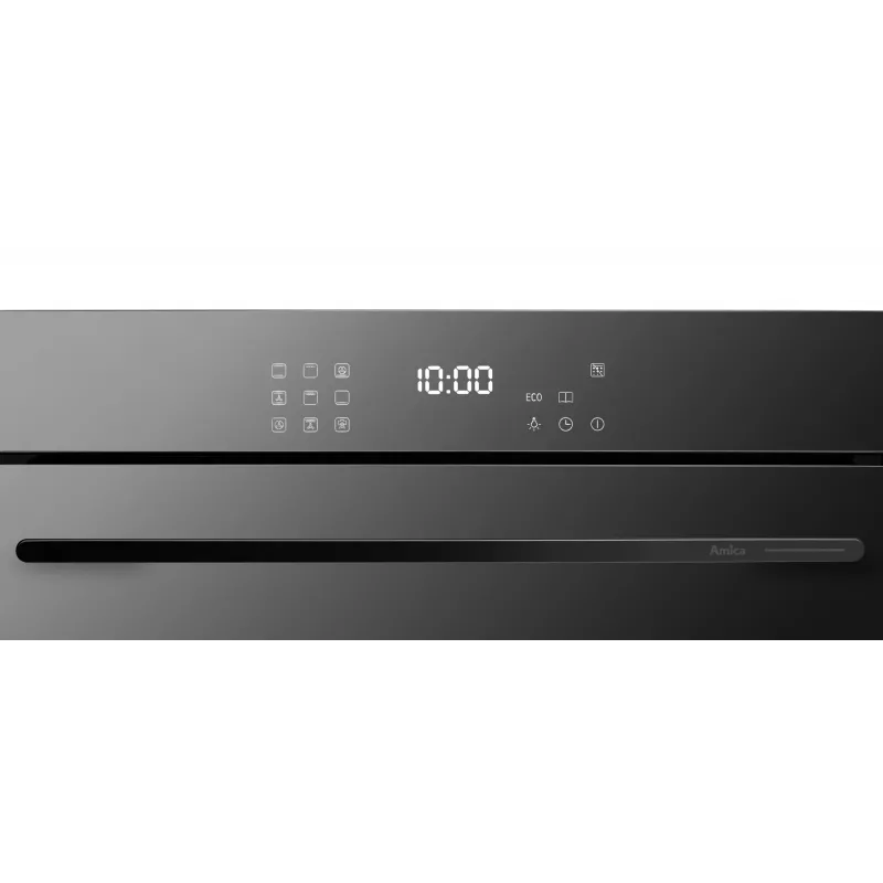 Horno eléctrico empotrable Amica AOV937P1V3BbA+, 77 L, negro, clase energética A+