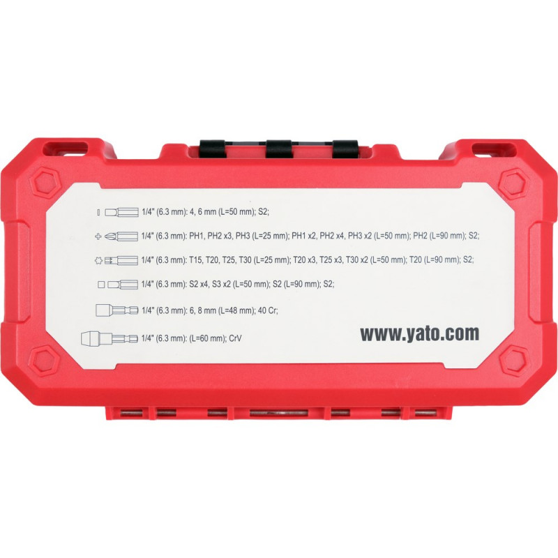 Juego de puntas de impacto YATO 39 pzs YT-78076