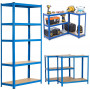 Estantería metálica Extralink 180x90x40, azul