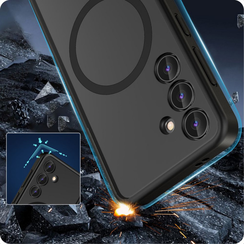Funda MagSafe Tech-Protect MagMat para Samsung Galaxy S24 Ultra, negro mate