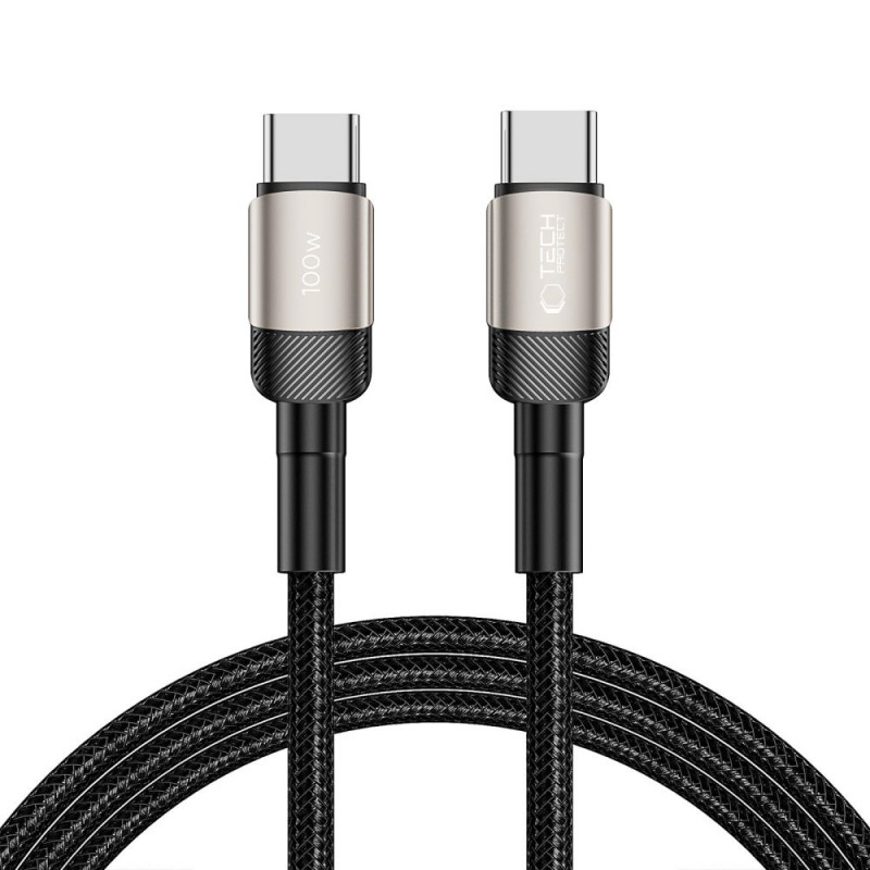 Cable Tech-Protect UltraBoost Evo USB-C / USB-C 100W 5A 200cm Titanium