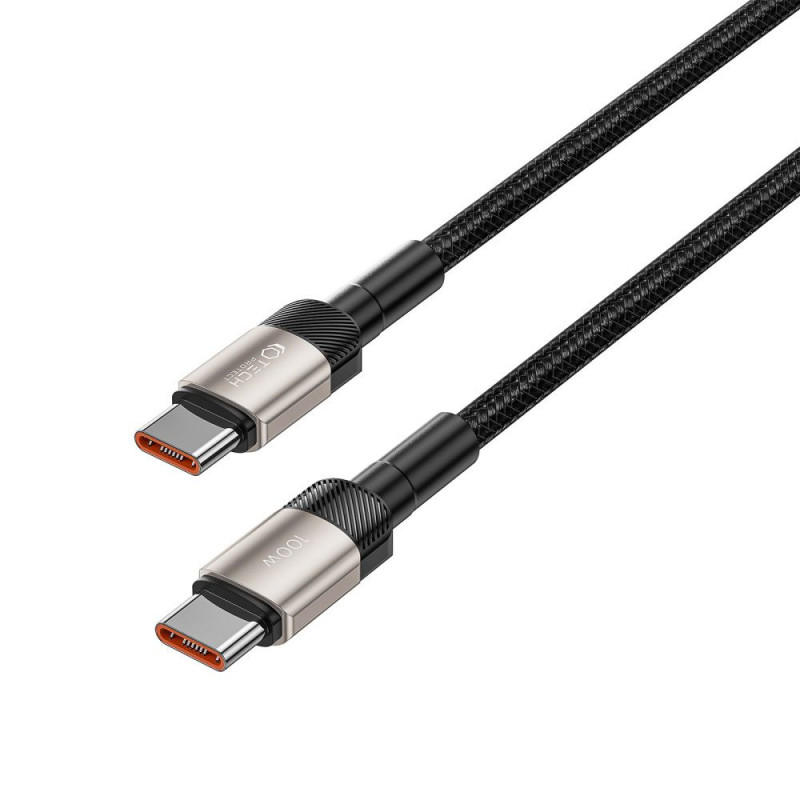Cable Tech-Protect UltraBoost Evo USB-C / USB-C 100W 5A 100cm Titanium