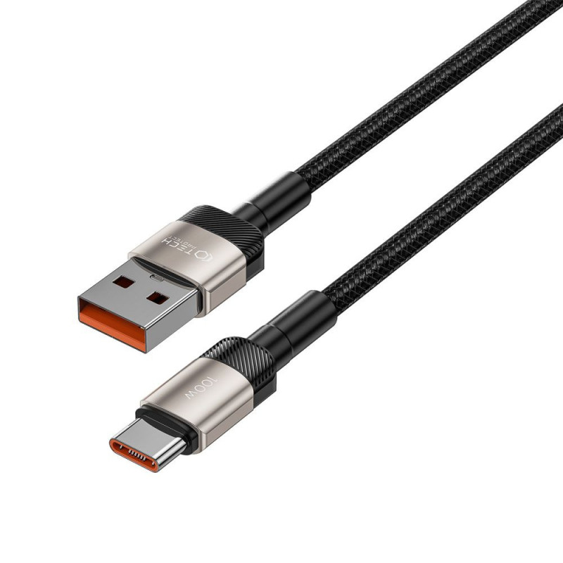 Cable Tech-Protect UltraBoost Evo USB-A / USB-C 100W 5A 100cm Titanium