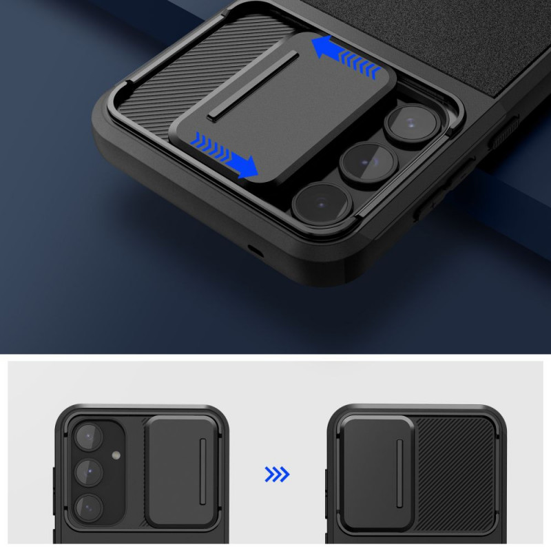 Funda Tech-Protect Velar Cam+ para Samsung Galaxy A35 / A55 5G, negra