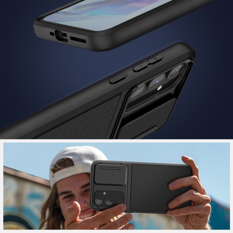 Funda Tech-Protect Velar Cam+ para Samsung Galaxy A35 / A55 5G, negra