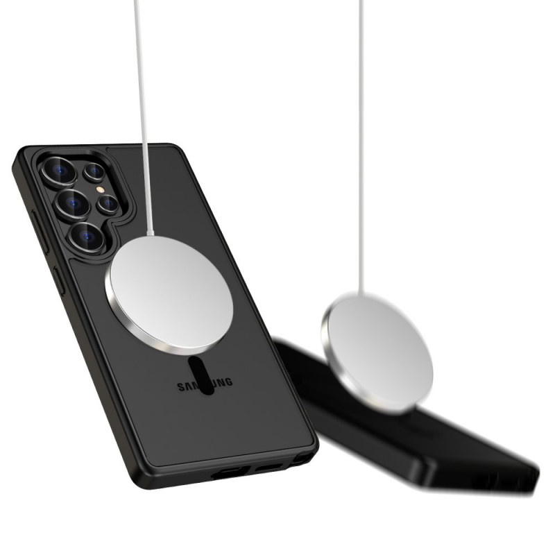 Funda Tech-Protect Magmat MagSafe para Samsung Galaxy S25 Ultra, negro mate