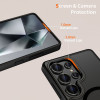 Funda Tech-Protect Magmat MagSafe para Samsung Galaxy S25 Ultra, negro mate