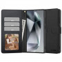 Funda Tech-Protect Wallet para Samsung Galaxy S25 Ultra, negra