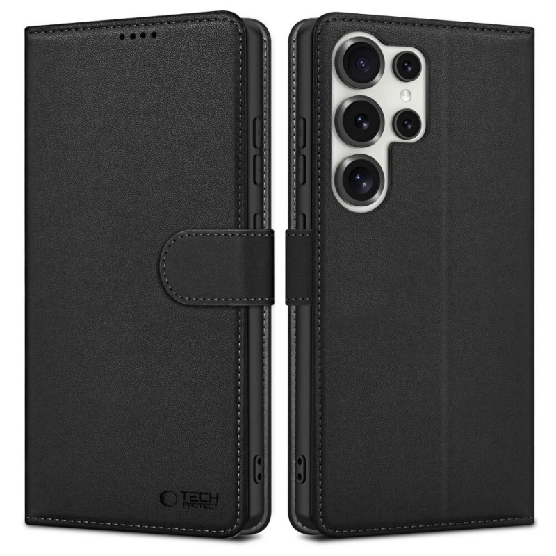 Funda Tech-Protect Wallet para Samsung Galaxy S25 Ultra, negra