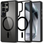 Funda Tech-Protect Magmat MagSafe para Samsung Galaxy S25 Ultra, negra/transparente