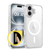 Funda Tech-Protect Flexair Hybrid CC MagSafe para Apple iPhone 16, transparente