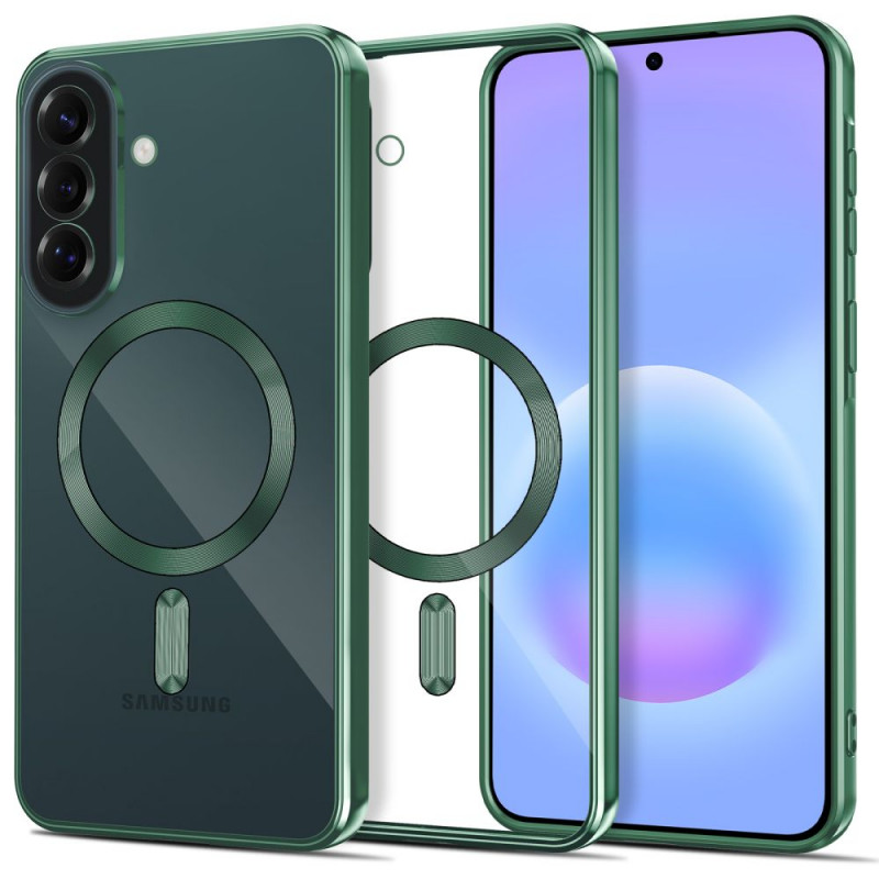 Funda Tech-Protect MagFlex MagSafe para Samsung Galaxy A37 5G, verde selva