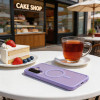 Funda Tech-Protect Magmat MagSafe para Samsung Galaxy A57 5G, lila mate
