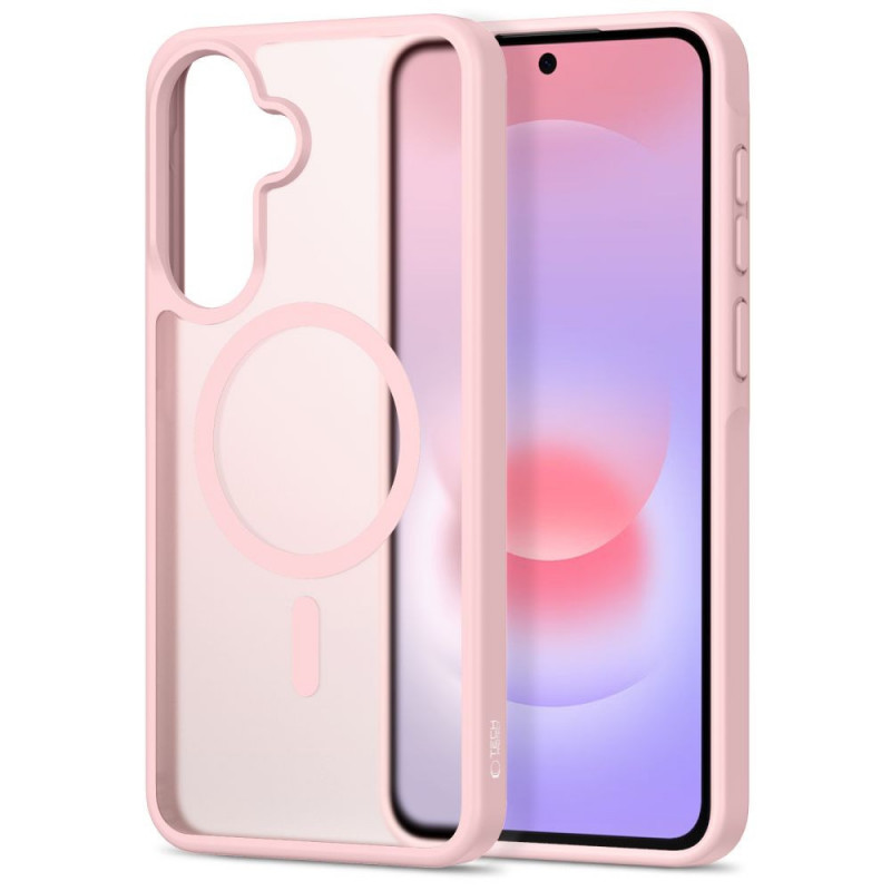 Funda Tech-Protect Magmat MagSafe para Samsung Galaxy A36 / A56 / A37 5G, rosa mate