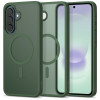 Funda Tech-Protect Magmat MagSafe para Samsung Galaxy A36 / A56 / A37 5G, verde mate