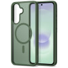 Funda Tech-Protect Magmat MagSafe para Samsung Galaxy A36 / A56 / A37 5G, verde mate