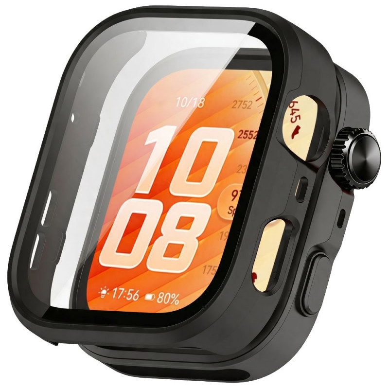 Funda Tech-Protect Defense para Huawei Watch Fit 5 Pro, negra