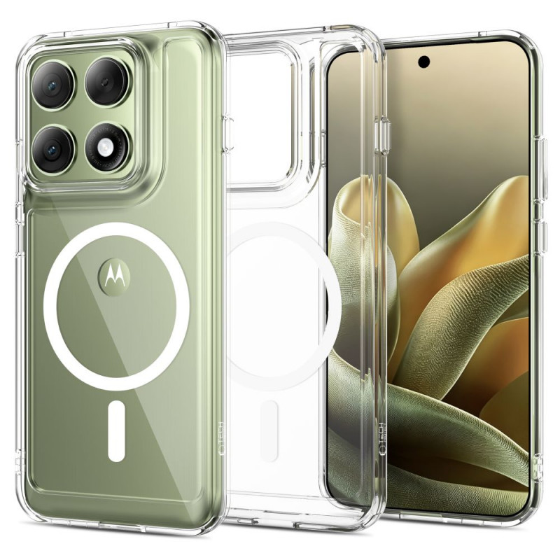 Funda Tech-Protect FlexAir Hybrid MagSafe para Motorola Edge 70 Pro 5G, transparente