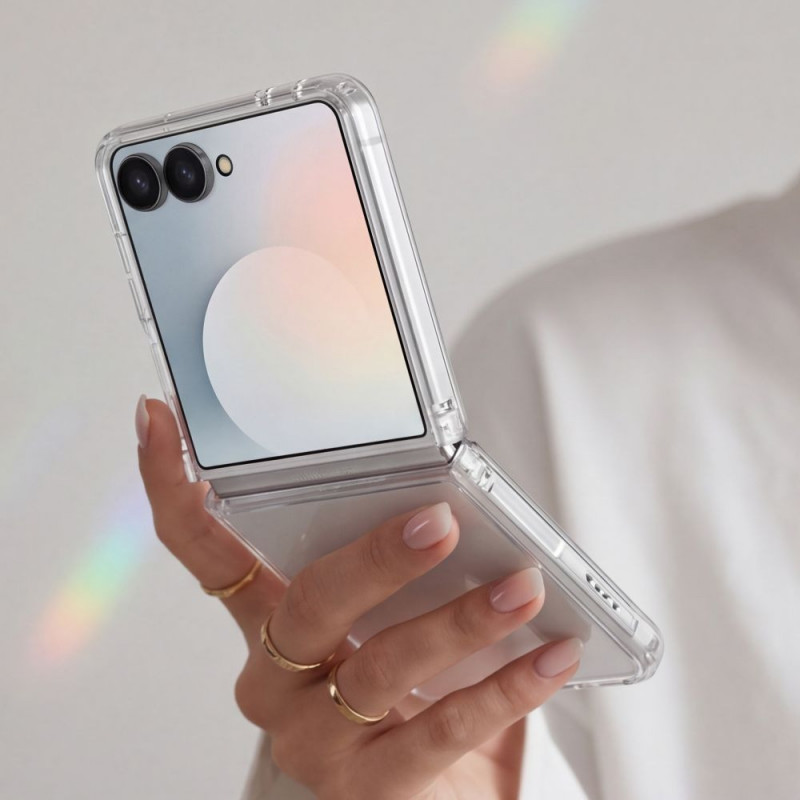 Funda híbrida FlexAir para Samsung Galaxy Z Flip 8, transparente Tech-Protect