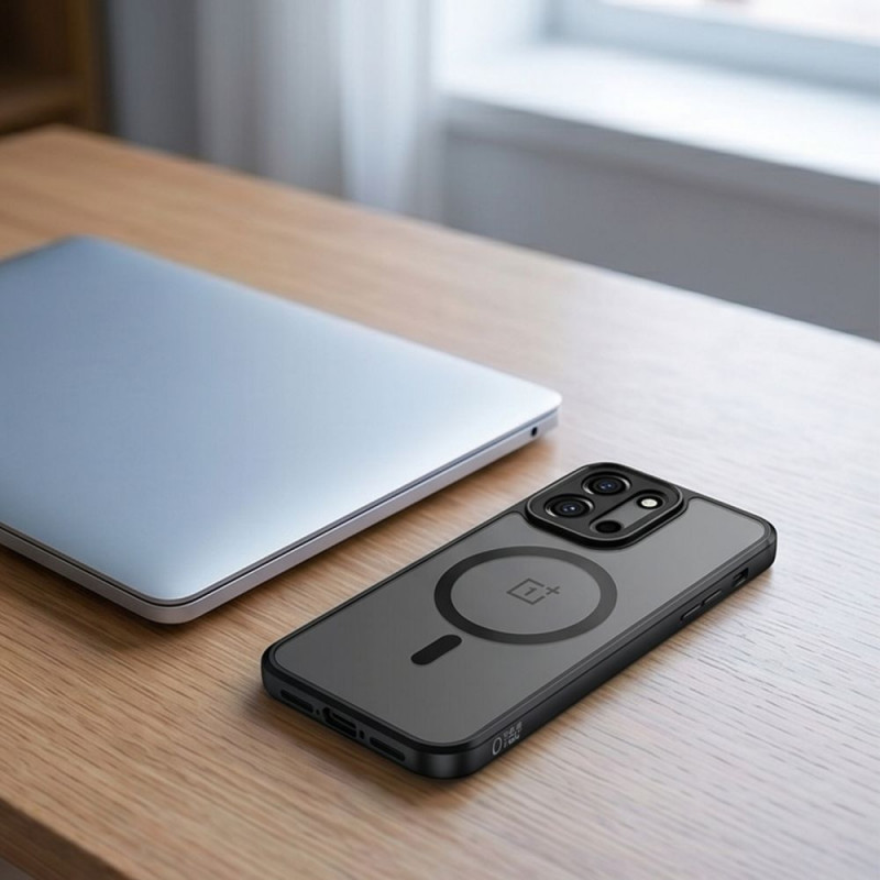 Funda MagSafe Tech-Protect Magmat para OnePlus Nord 6, negro mate