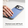 Funda ESR Leather Kickstand MagSafe para Apple iPhone 17 Pro / 18 Pro, azul claro