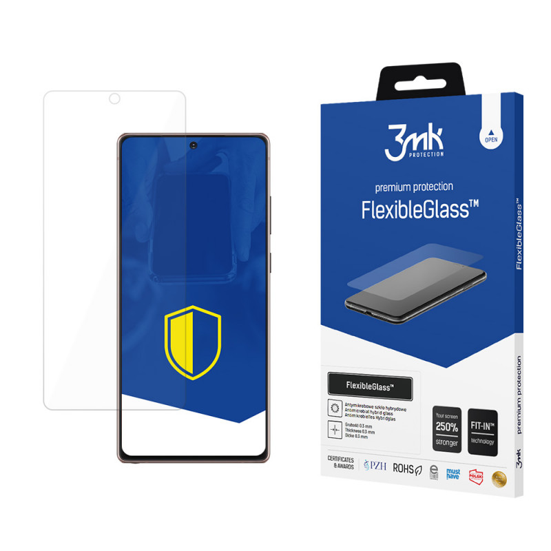 Protector de pantalla de cristal híbrido 3MK FlexibleGlass para Samsung Galaxy Note 20