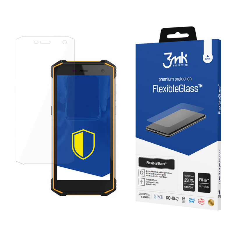 Protector de pantalla de cristal híbrido 3MK FlexibleGlass para MyPhone Hammer Energy 2