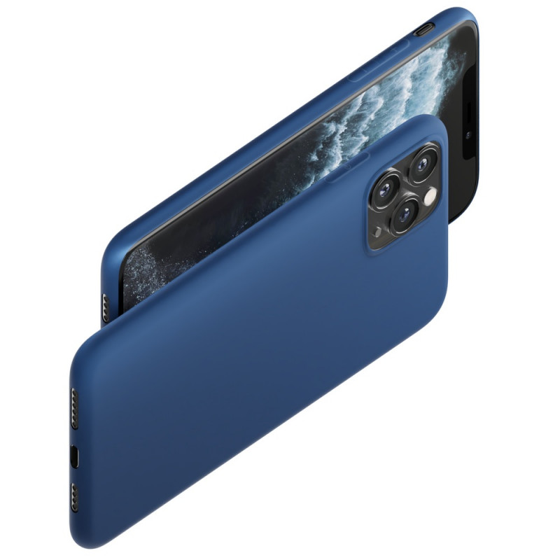 Funda 3MK Matt Case para Apple iPhone 13 Pro, azul (blueberry)