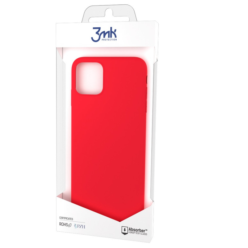 Funda 3MK Matt Case para Apple iPhone 13 (3MK3394STR), rojo fresa
