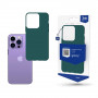 Funda 3MK Matt Case 3MK4043 para Apple iPhone 14 Pro, verde