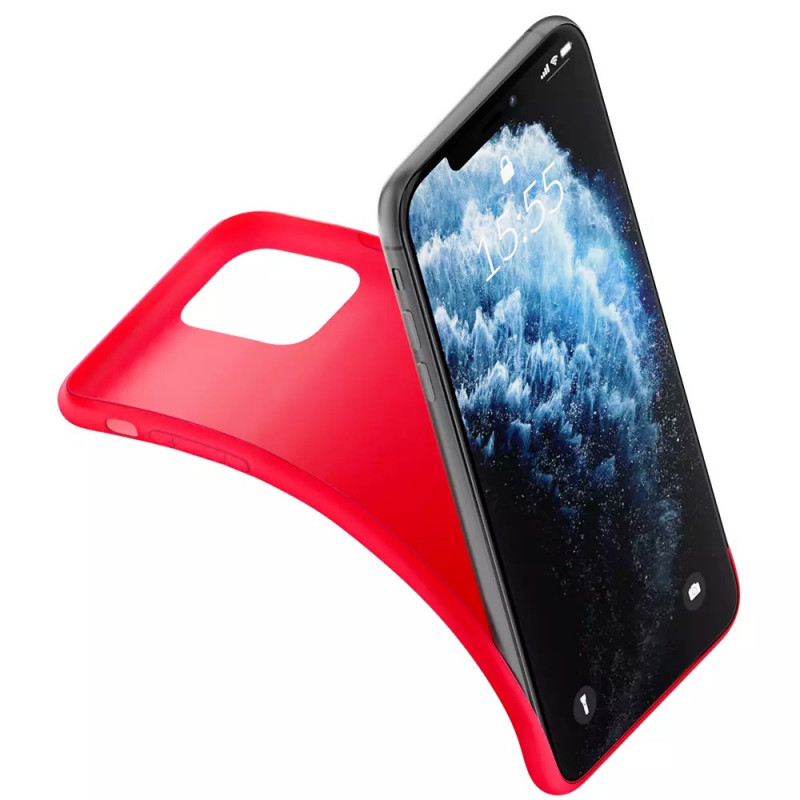 Funda 3MK Matt Case 3MK4050 para Apple iPhone 14 Pro Max, roja