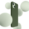 Funda 3MK Hardy Case MagSafe para Apple iPhone 15 Plus / 14 Plus, verde alpino