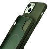 Funda 3MK Hardy Case MagSafe para Apple iPhone 15 Plus / 14 Plus, verde alpino