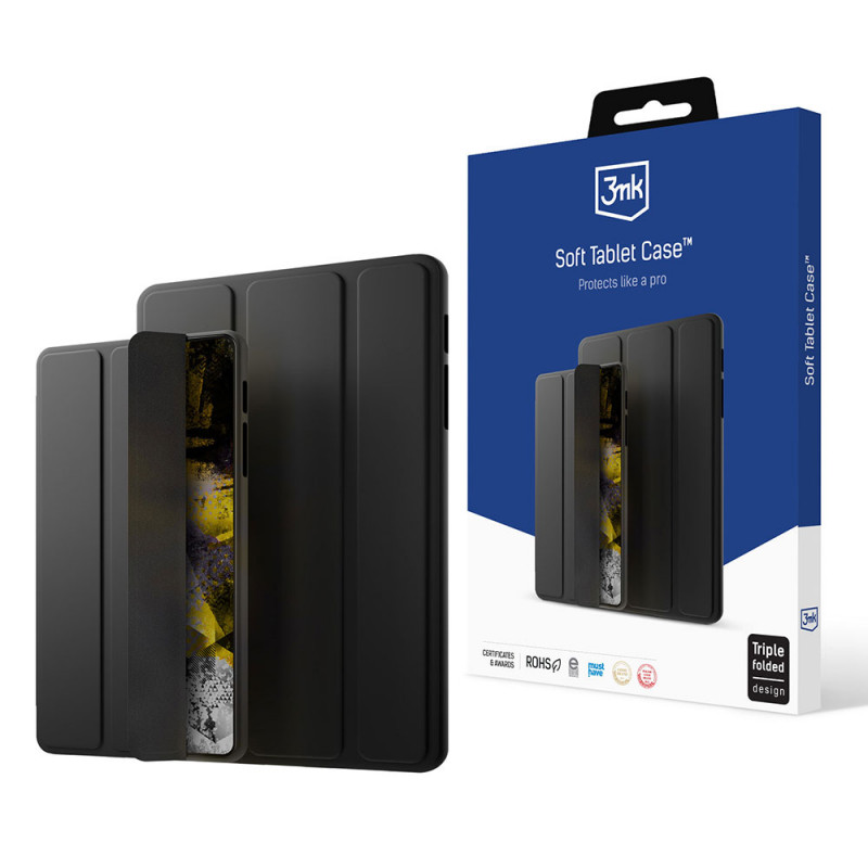 Funda para tablet 3MK Soft 3MK4990 para Apple iPad 10.2" 2019/2020/2021 (7.ª, 8.ª, 9.ª gen), negra
