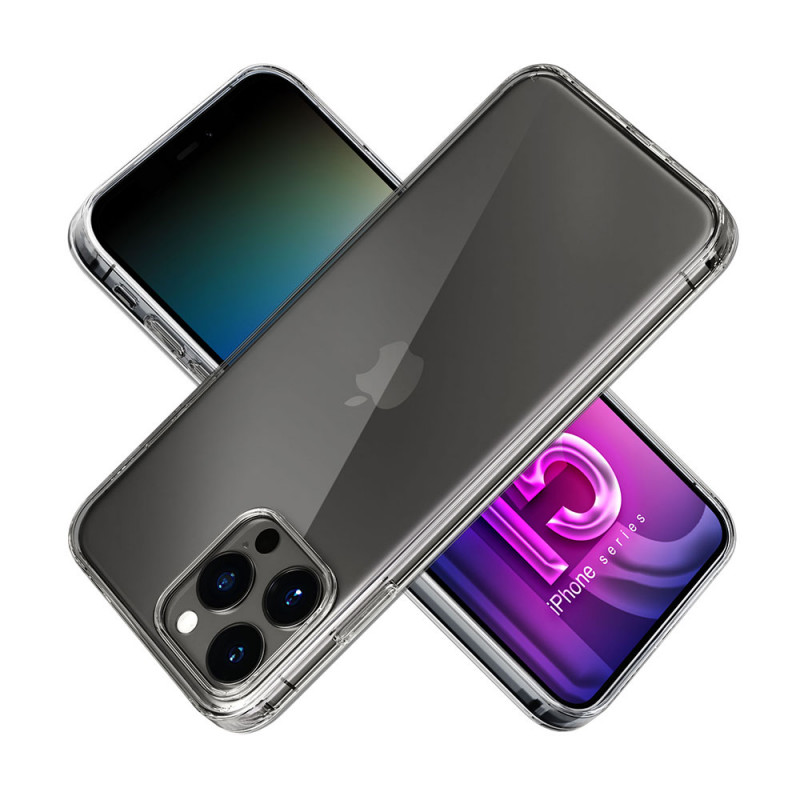 Funda transparente 3MK Clear Case para Apple iPhone 15 Pro, transparente