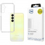 Funda transparente 3MK Clear Case para Samsung Galaxy A25 5G, transparente