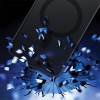 Funda 3MK Smoke MagCase con MagSafe para Samsung Galaxy S24, Semitransparente