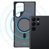 Funda 3MK Smoke MagCase con MagSafe para Samsung Galaxy S22 Ultra 5G, Semitransparente