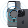Funda 3MK Smoke MagCase con MagSafe para Apple iPhone 15 Pro, semitransparente