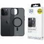 Funda 3MK Smoke MagCase con MagSafe para Apple iPhone 14 Pro, semitransparente