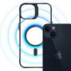 Funda 3MK Satin Armor MagCase con MagSafe para Apple iPhone 14 Plus, Transparente con Marco Negro (156076-0)
