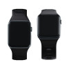 Correa de reloj de silicona 3mk para Apple Watch 38/40/41 mm, negra