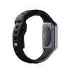 Correa de reloj de silicona 3mk para Apple Watch 38/40/41 mm, negra