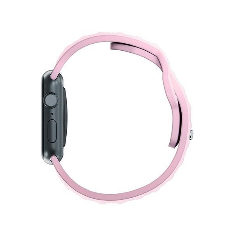 Correa de reloj de silicona 3mk para Apple Watch 38/40/41 mm, rosa empolvado