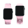 Correa de reloj de silicona 3mk para Apple Watch 38/40/41 mm, rosa empolvado