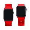 Correa de reloj de silicona 3mk para Apple Watch 38/40/41 mm, roja
