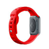 Correa de reloj de silicona 3mk para Apple Watch 38/40/41 mm, roja
