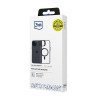 Funda 3MK Satin Armor MagCase con MagSafe para Apple iPhone 15, transparente con marco negro