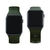 Correa de reloj de silicona 3mk para Apple Watch 42/44/45/49 mm, verde oscuro