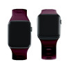 Correa de silicona 3mk para Apple Watch 42/44/45/49 mm, mora / burdeos
